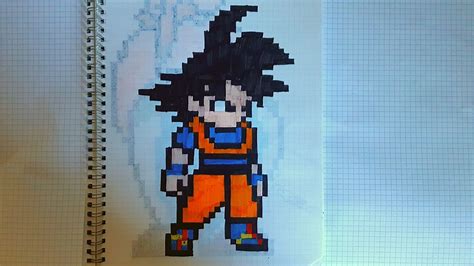 Dragon Ball Pixel Art Goku