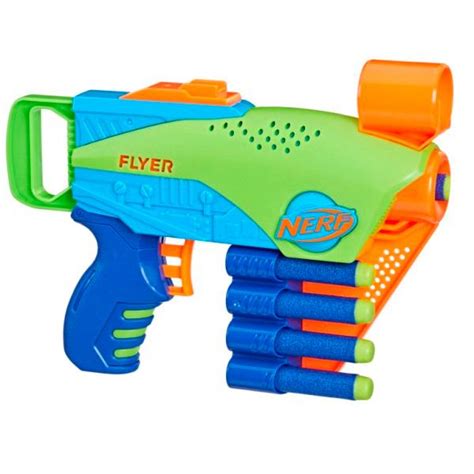 【w先生】孩之寶 Nerf 小菁英系列 Elite Jr 飛行者射擊器 Flyer 軟彈槍 Hf6751 W先生玩具 Iopen Mall