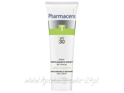 PHARMACERIS T SEBO MOISTATIC SPF 30 Krem nawilżająco kojący do twarzy