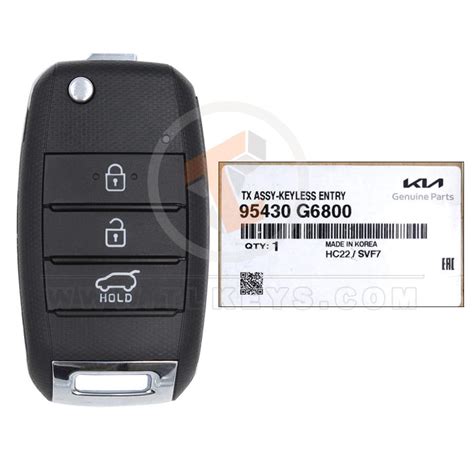 95430 G6800 Genuine Kia Flip Key Remote