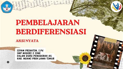 Aksi Nyata Pembelajaran Berdiferensiasi Pendampingan 4 Youtube