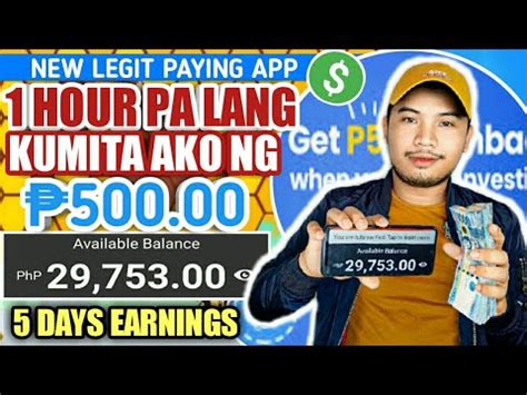 1 HOUR LANG PAYOUT AGAD NG 500 00 5 DAYS KUMITA NG 29 753 NO