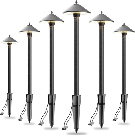 Venus Manufacturing Low Voltage Pathway Lights Outdoor Landscape Lighting 10w 2700k Die Cast