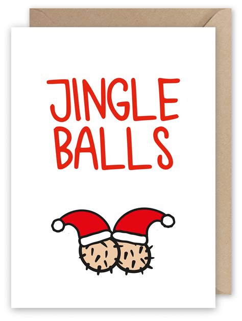 Jingle Balls Greeting Card From Pheasant Plucker