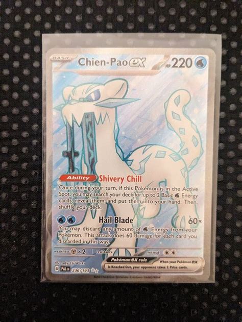 Pokémon Paldea Evolved Chien Pao EX 236 193 EN Kaufen auf Ricardo