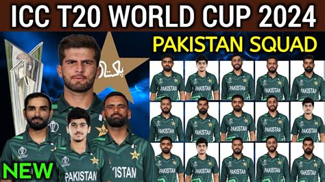 Icc T World Cup Pakistan Squad Pakistan Team For T World Cup