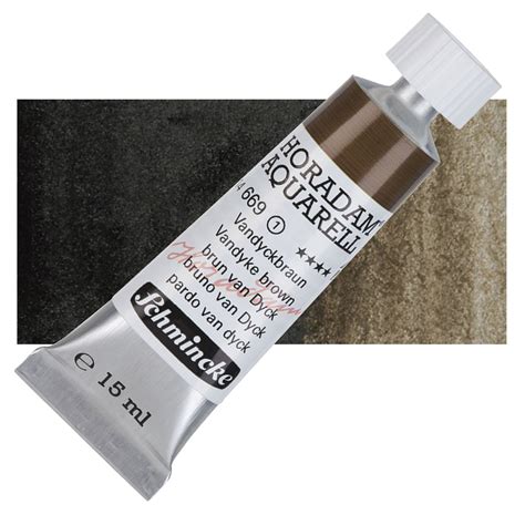 Schmincke Horadam Aquarell Artist Watercolor Vandyke Brown 15 Ml