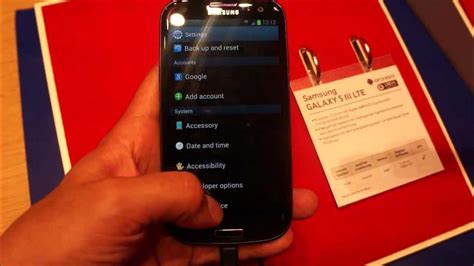 Samsung Galaxy S Iii Lte I9305 Android 411 Jelly Bean Youtube