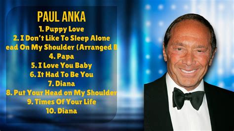 Paul Anka Prime Hits That Rocked 2024 Supreme Hits Selection Connected Youtube