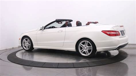 2013 Mercedes Benz E550 Amg Sport Convertible Youtube