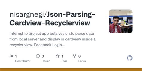 GitHub Nisargnegi Json Parsing Cardview Recyclerview Internship