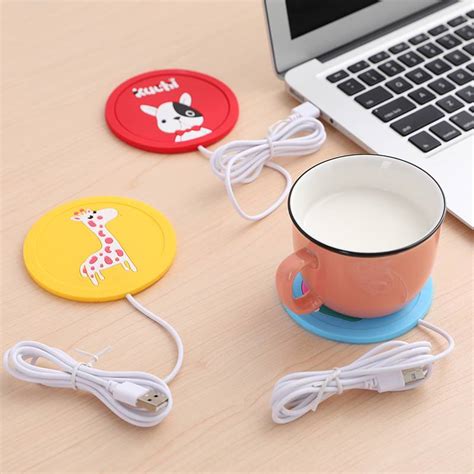 Usb Mug Coaster Thermostatic Warmer Heating Pad Cup Pad Coffee Tea