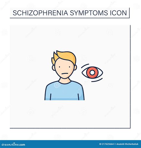 Schizophrenia Symptoms Mental Health Disease Signs Illustration