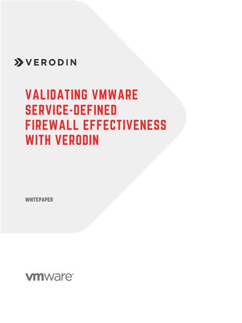 Vmw Service Defined Firewall Attack Validation Pdf Security