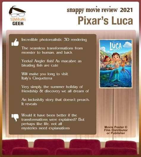 Luca Movie Review | The Scribbling Geek