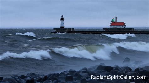 Lake Superiors Christmas Waves Canal Park Duluth Mn Youtube