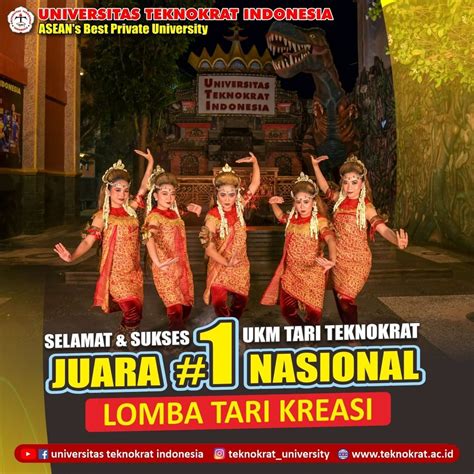 Dance Team Of Aseans Best Private University Universitas Teknokrat