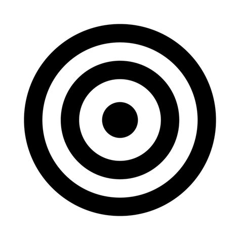 Bullseye Icon For Target And Goals 35819118 Vector Art At Vecteezy