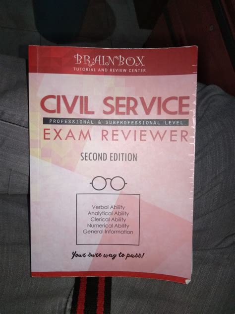 Brainbox Civil Service Exam Reviewer Hobbies Toys Books Magazines