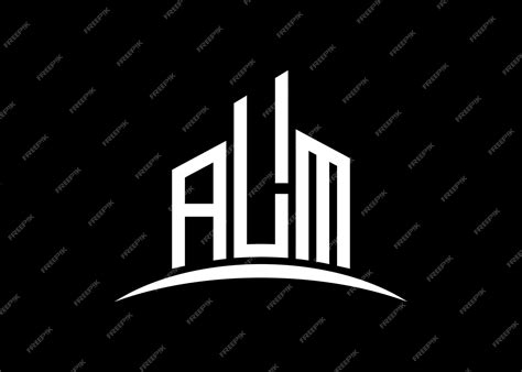 Premium Vector Letter Alm Building Vector Monogram Logo Design