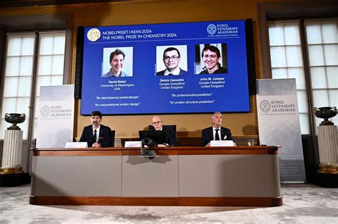 Il Nobel Per La Chimica Assegnato A David Baker Demis Hassabis E John