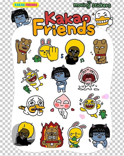 KakaoTalk Sticker Kakao Friends PNG Clipart Area Art Business