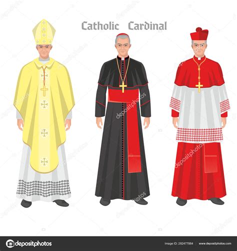 Catholic Bishop Cardinal Robe Stock Vector Image by ©amid999 #282477884