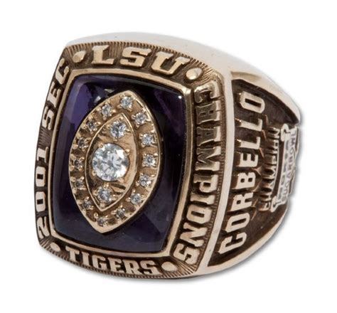 Lsu 2001 Lsu Rings 10k Gold Ring