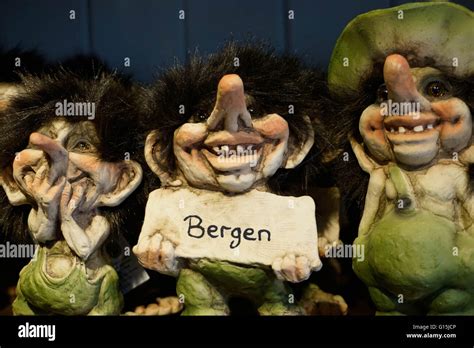 Trolls Bergen Hordaland Norway Scandinavia Europe Stock Photo