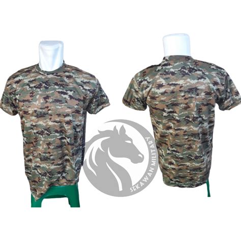 Jual Baju Kaos Loreng Kostrad Oblong Linud Shopee Indonesia