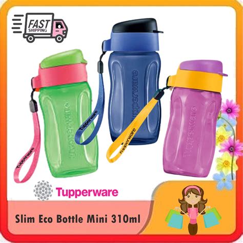 Tupperware Slim Eco Bottle Mini With Strap 310ml 1pc Shopee Philippines