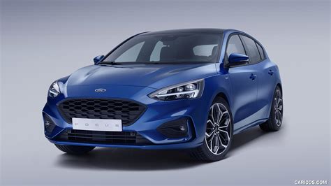 2019 Ford Focus Hatchback St Line Euro Spec Front Three Quarter