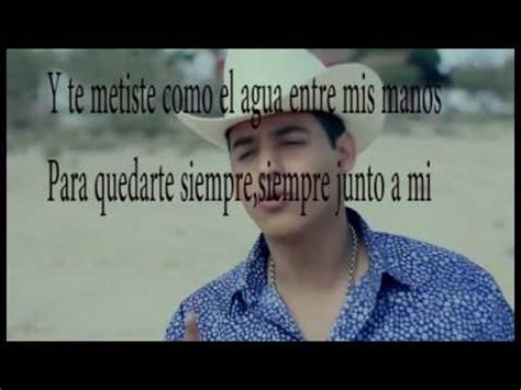 Te Metiste Ariel Camacho Letra Youtube