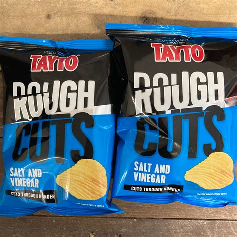 6x Golden Wonder Tayto Rough Cuts Salt And Vinegar Crisps Bags 6x475g And Low Price Foods Ltd