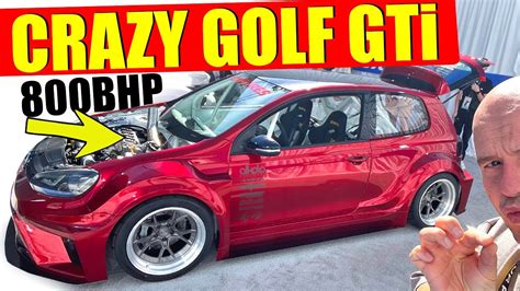 Wide Arched Vw Golf Gti With Lambo Engine Manifold Youtube