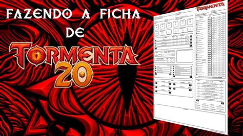 Como Fazer A Ficha De Tormenta 20 YouTube