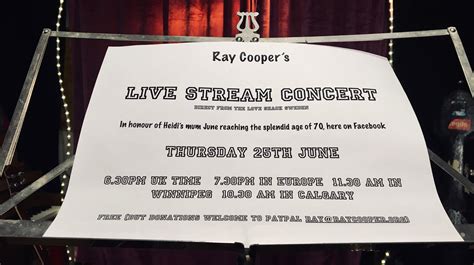 Live Stream Concert – Ray Cooper