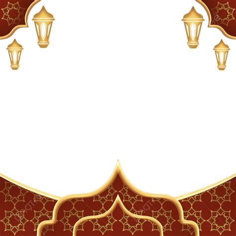 Islamic Frame Vector Png Images Beautiful Islamic Frame Islamic 3d