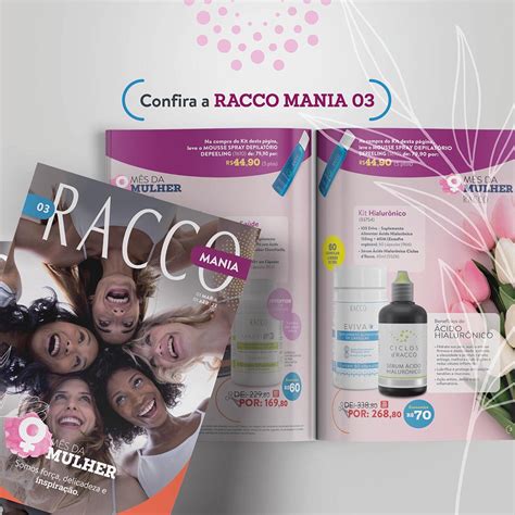 Racco Mania Especial Mês da Mulher mar 23 Somos força delicadeza e