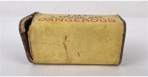 Sold Price Ww2 Half Pound Original Tnt Block Case Invalid Date Mst