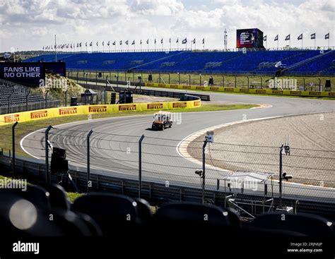 ZANDVOORT Empty Grandstands On The Zandvoort Circuit In The Run Up To