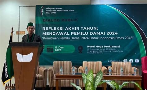 Wujudkan Pemilu Damai PB HMI MPO Selenggarakan Diskusi Publik Dan