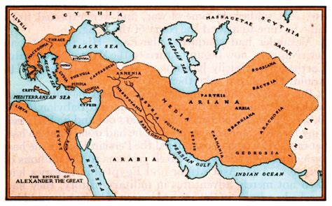 Persian Empire Map Modern Countries