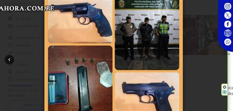 Capturan A Sujeto En Tingo Mar A Con Armas Y Coca Na