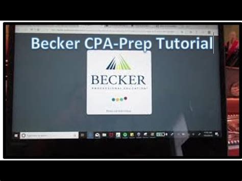 Becker CPA Prep Course Review Tutorial YouTube