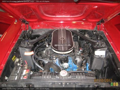 289 Cid V8 1968 Ford Mustang Engine GTCarLot