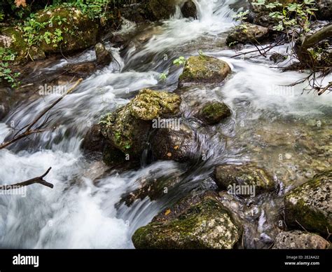 Source Of The Sagittario River Gole Del Sagittario Gorges Of