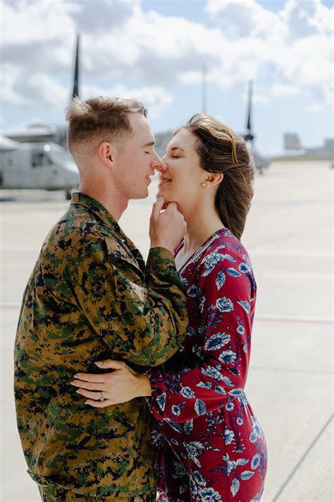 Military Couple Homecoming