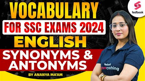 All Ssc Exams Synonyms And Antonyms English Vocabulary By