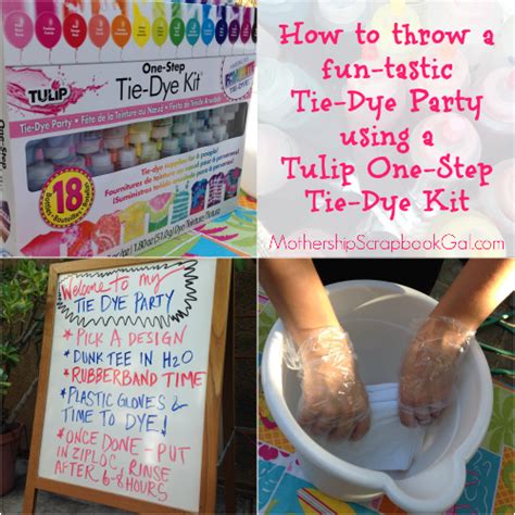 How To Throw A Funtastic Tie Dye Party Ilovetocreate